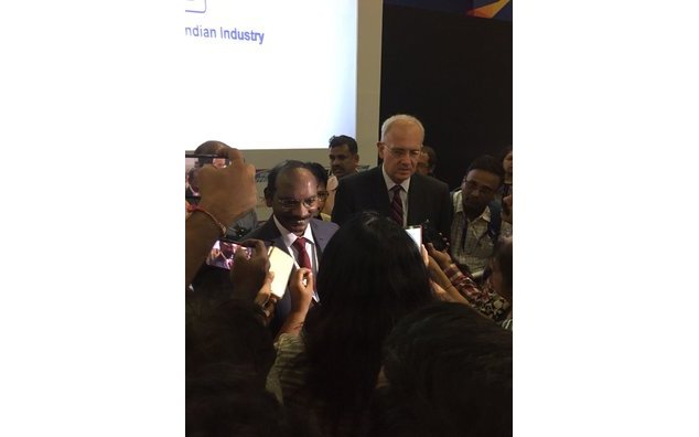 CNES President and ISRO Chairman address the press